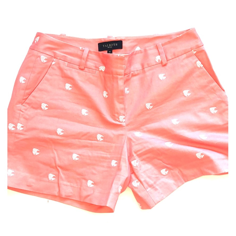 Talbots women’s embroidered fish shorts